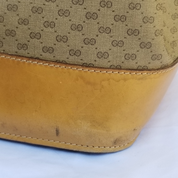 Vintage Gucci Overnight Weekender Travel Train case Boston bag - Picture 15 of 16